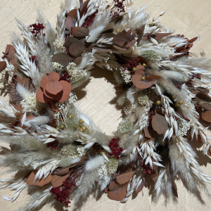 Trockenblumen Adventskranz Workshop Hamburg4